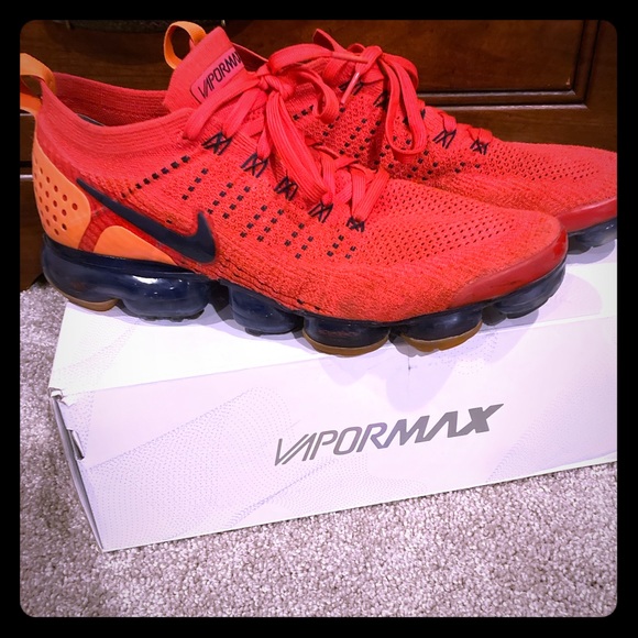 Nike Other - Vapormax flyknit 2 red orbit
